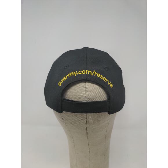 US Army GoArmy Hat Strapback Adjustable Black Embroidered Logo OFSA Made USA - Picture 6 of 11